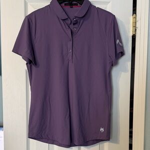 Greyson Plum Polo size medium